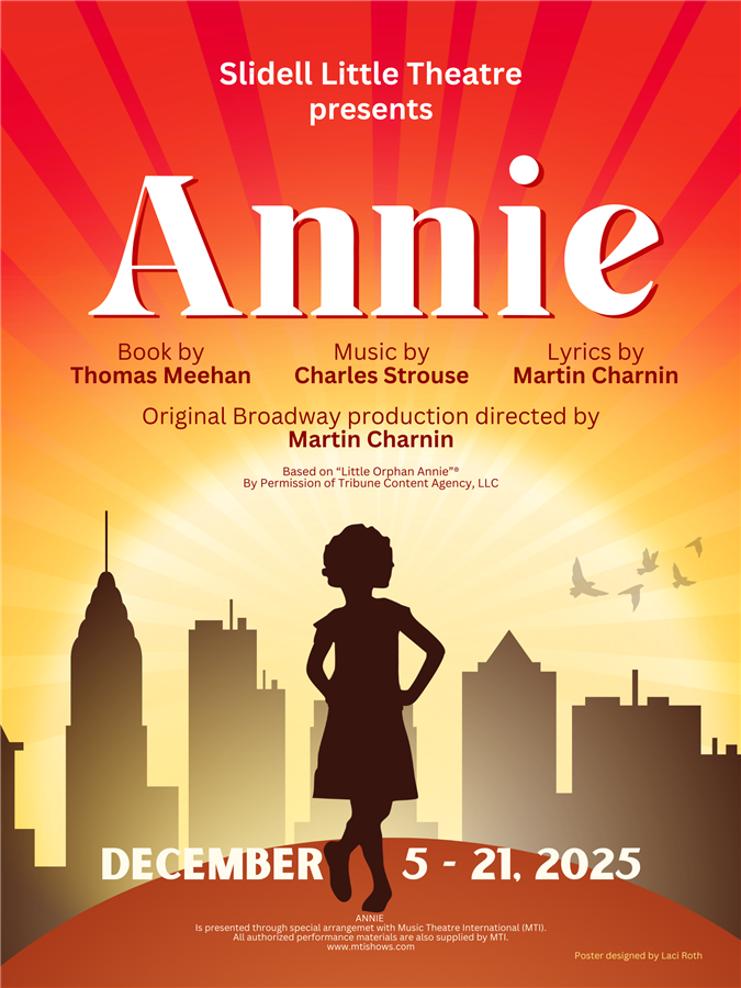 Get Information and buy tickets to Annie  on Slidell Little Theatre