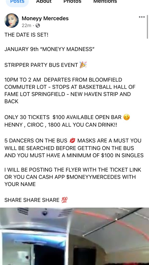 MONEYY’S STRIPPER BUS EVENT