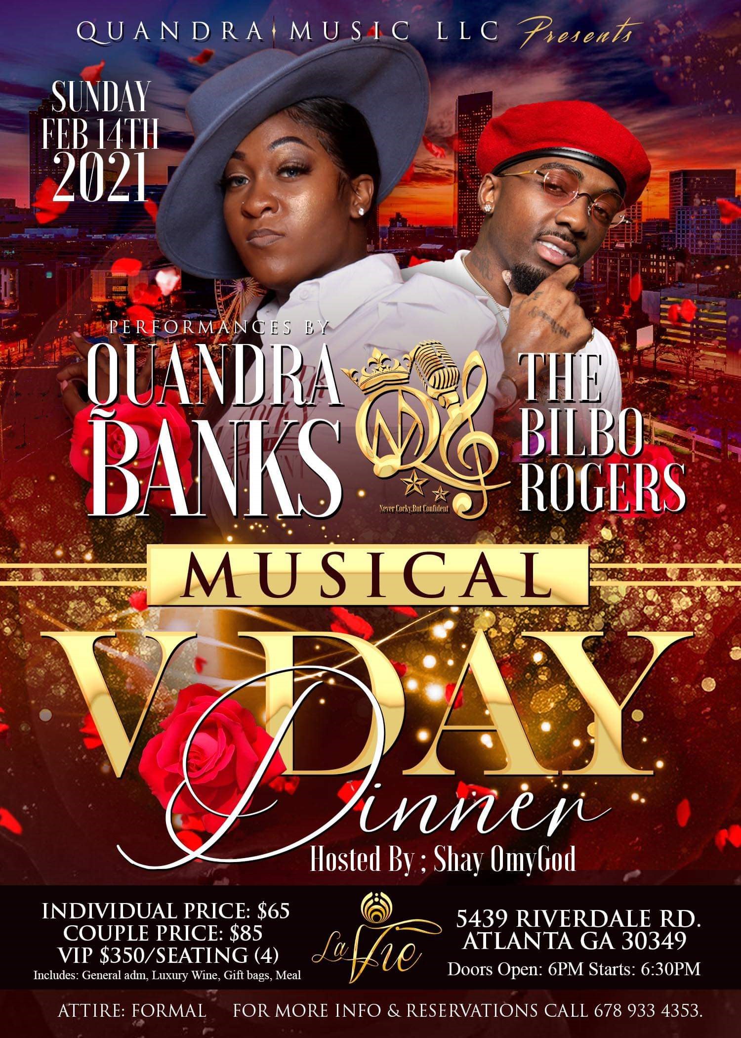 V-Day Musical Dinner image