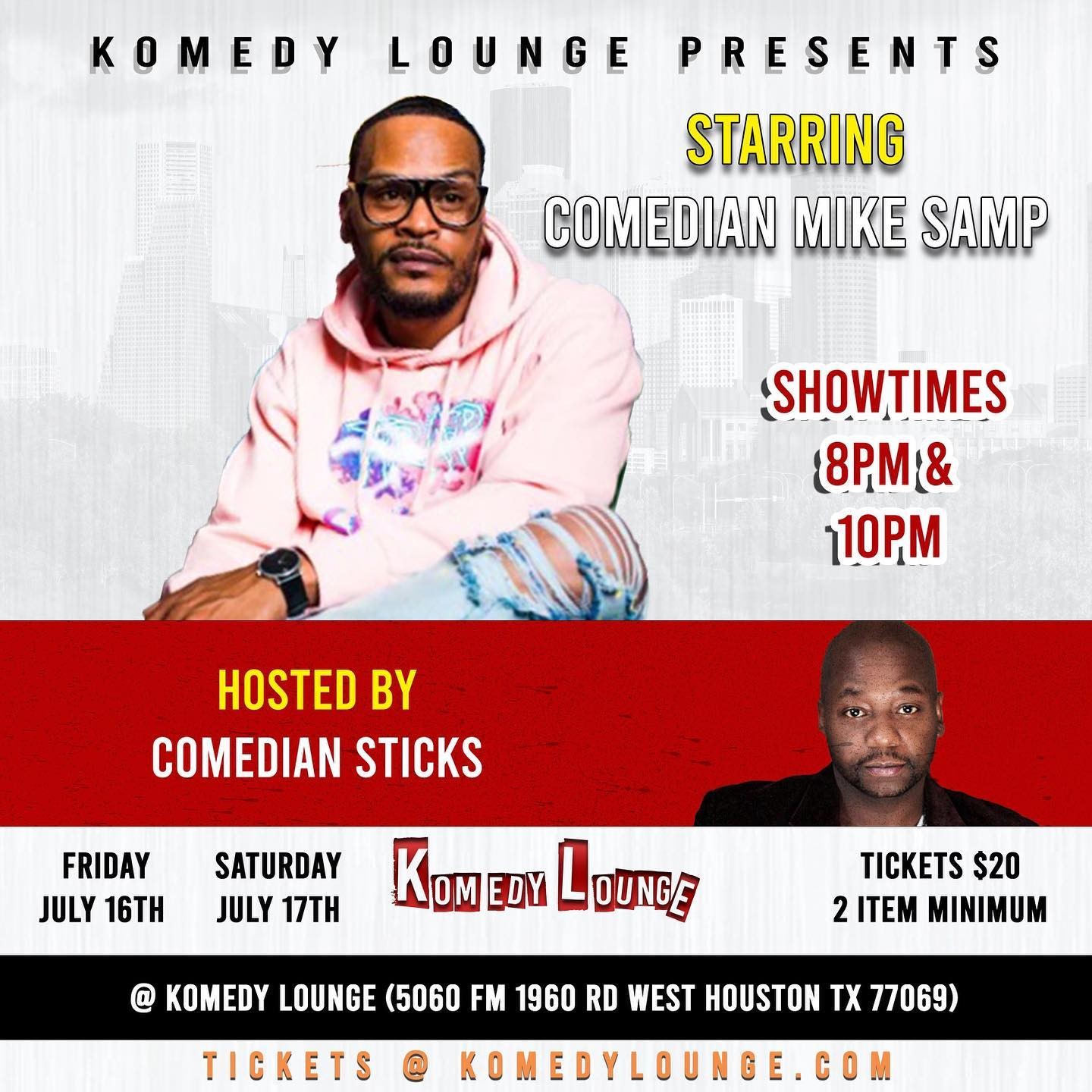 Comedian Mike Samp (Friday) image