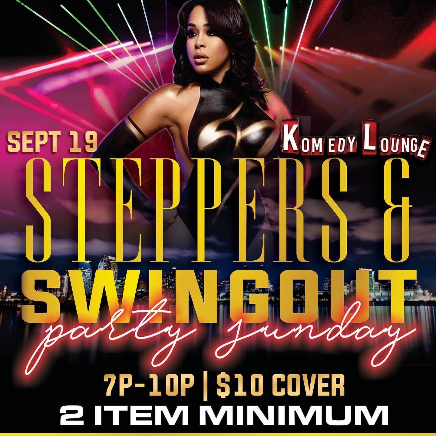 Steppers & Swingout Party image