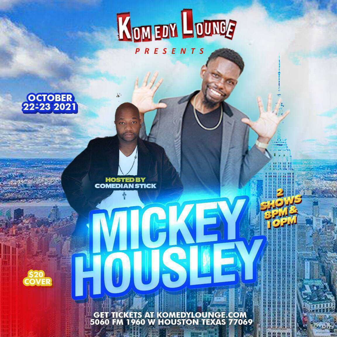 Mickey Housley 8pm image