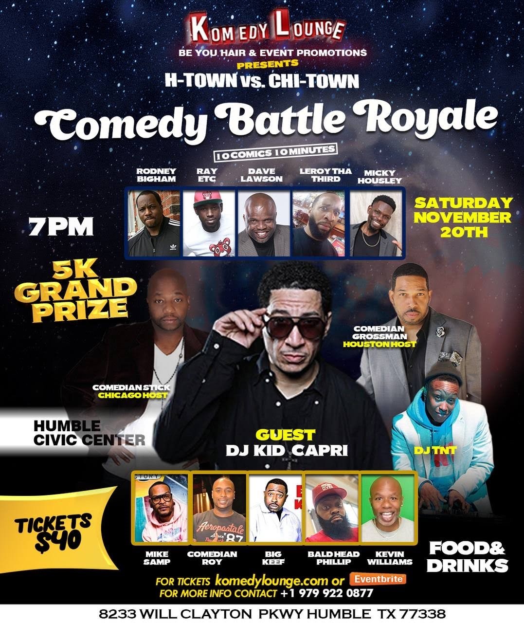 H-Town vs Chi-Town Men Comedy Battle Royale image