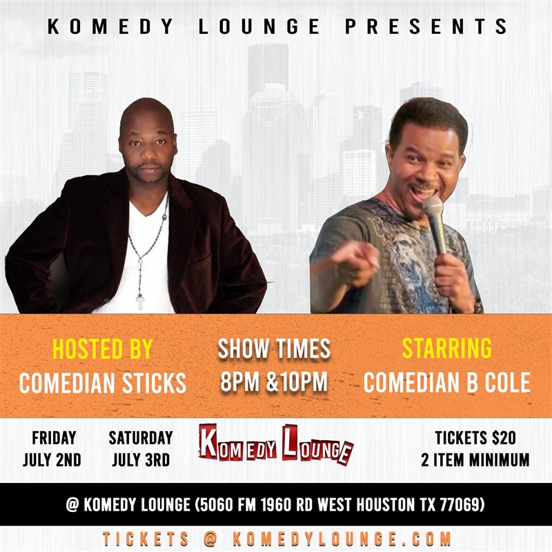 Comedian B Cole Friday