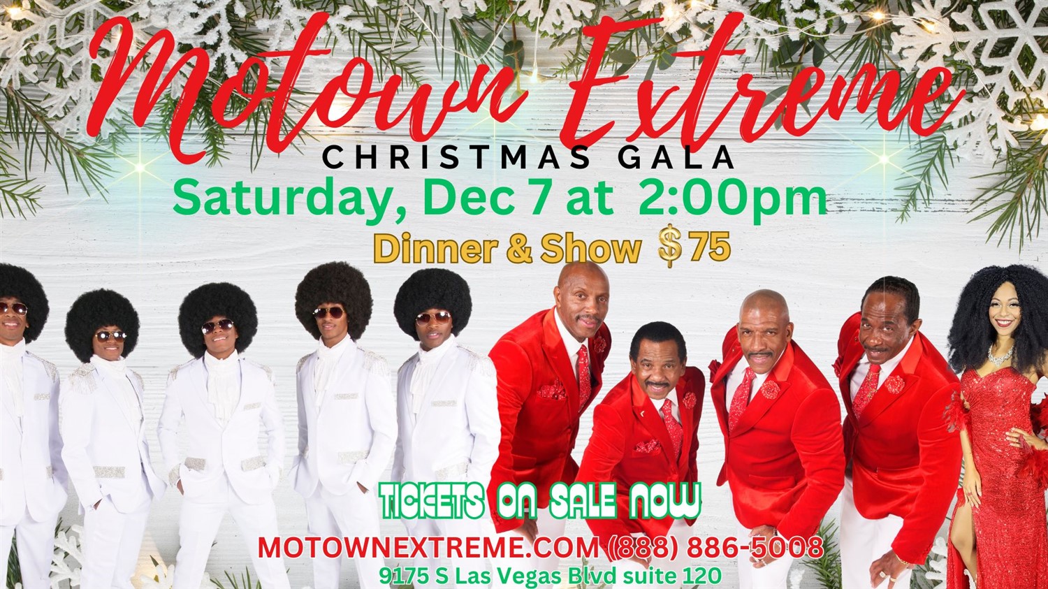 Obtenez des informations et achetez des billets pourChristmas Gala Dec. 7th on déc. 07, 14:00 @Motown Extreme Theater | www tixtixboom com | tixtixboom.com