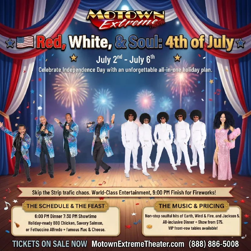 Get Information and buy tickets to 4th of July Special Red. White, & Soul on www tixtixboom com