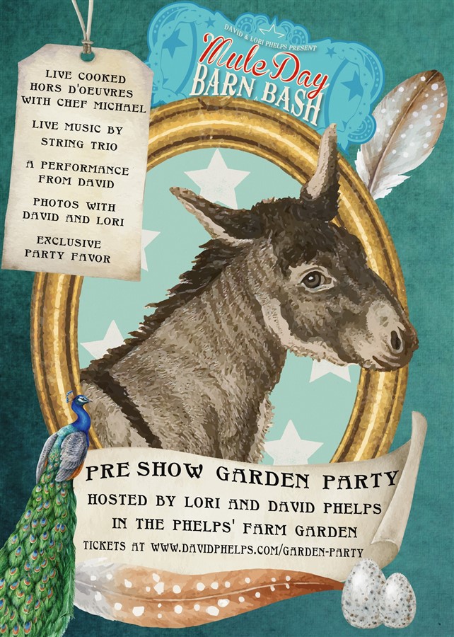 Mule Day Barn Bash Pre-Show Garden Party