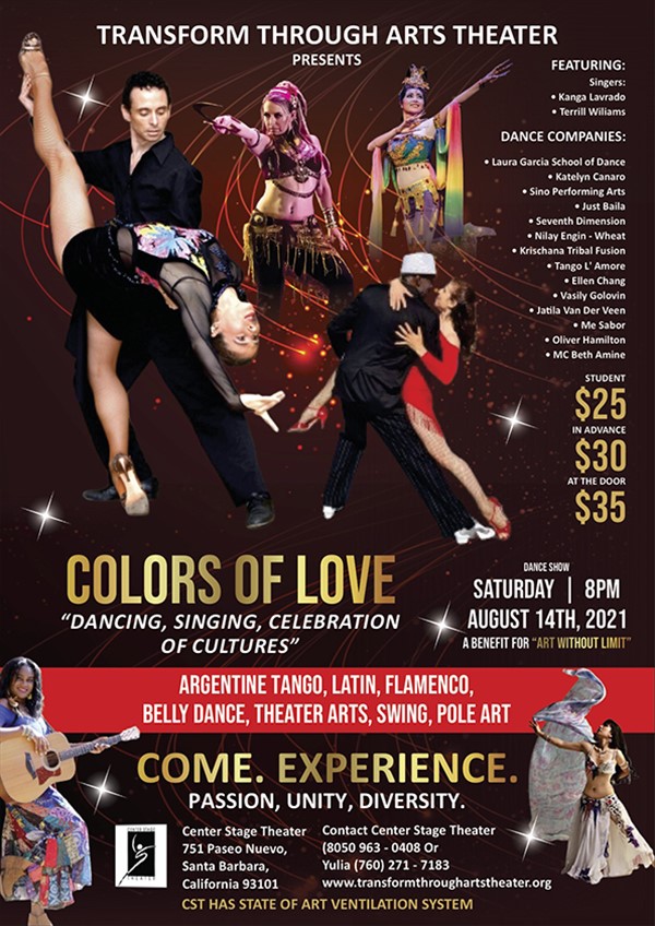 Get Information and buy tickets to Colors of Love  on Center Stage Theater