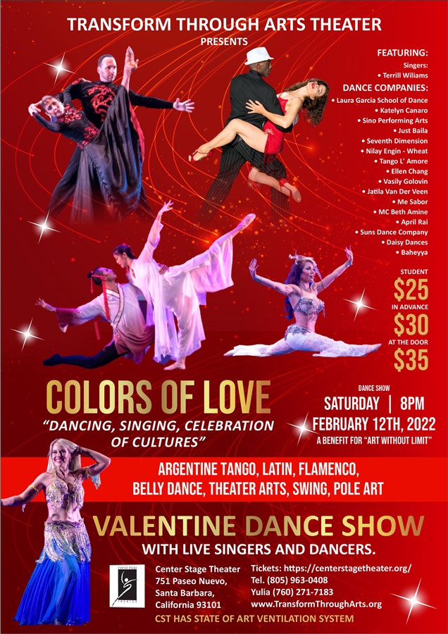 Get Information and buy tickets to Colors of Love 2022 PROOF OF VACCINATION OR NEGATIVE TEST REQUIRED on Center Stage Theater