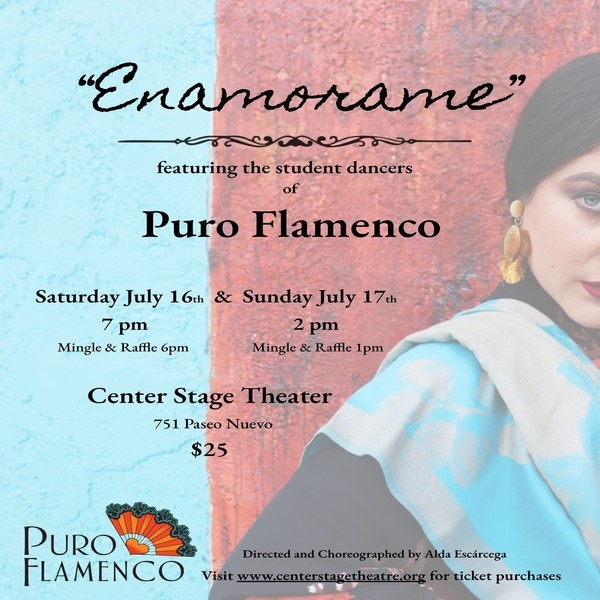 Get Information and buy tickets to Enamorame No Late Seating! on Center Stage Theater