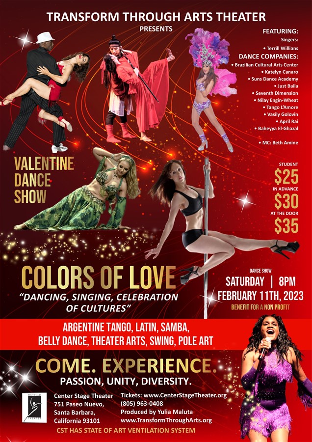 Get Information and buy tickets to COLORS OF LOVE No Late Seating! on Center Stage Theater