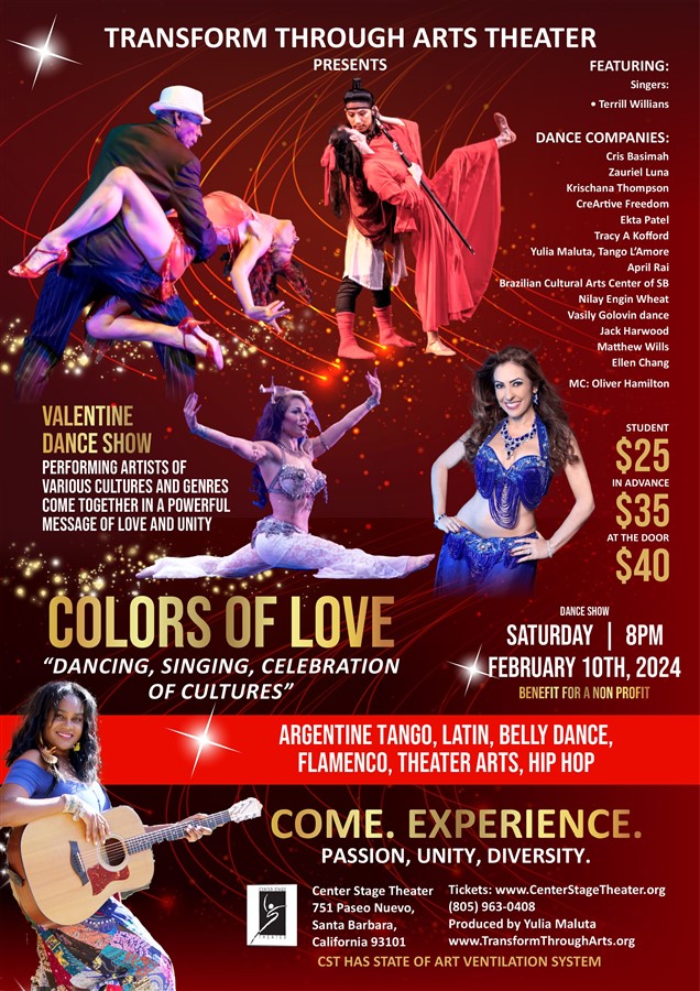 Get Information and buy tickets to Colors of Love No Late Seating! on Center Stage Theater