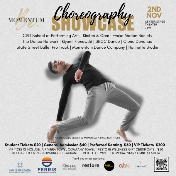 Choreography Showcase: A Fundraiser presented by Be Momentum