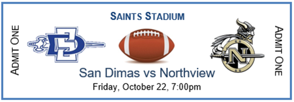 SDHS Varsity Football vs Northview image