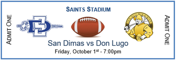 SDHS Varsity Football vs Don Lugo