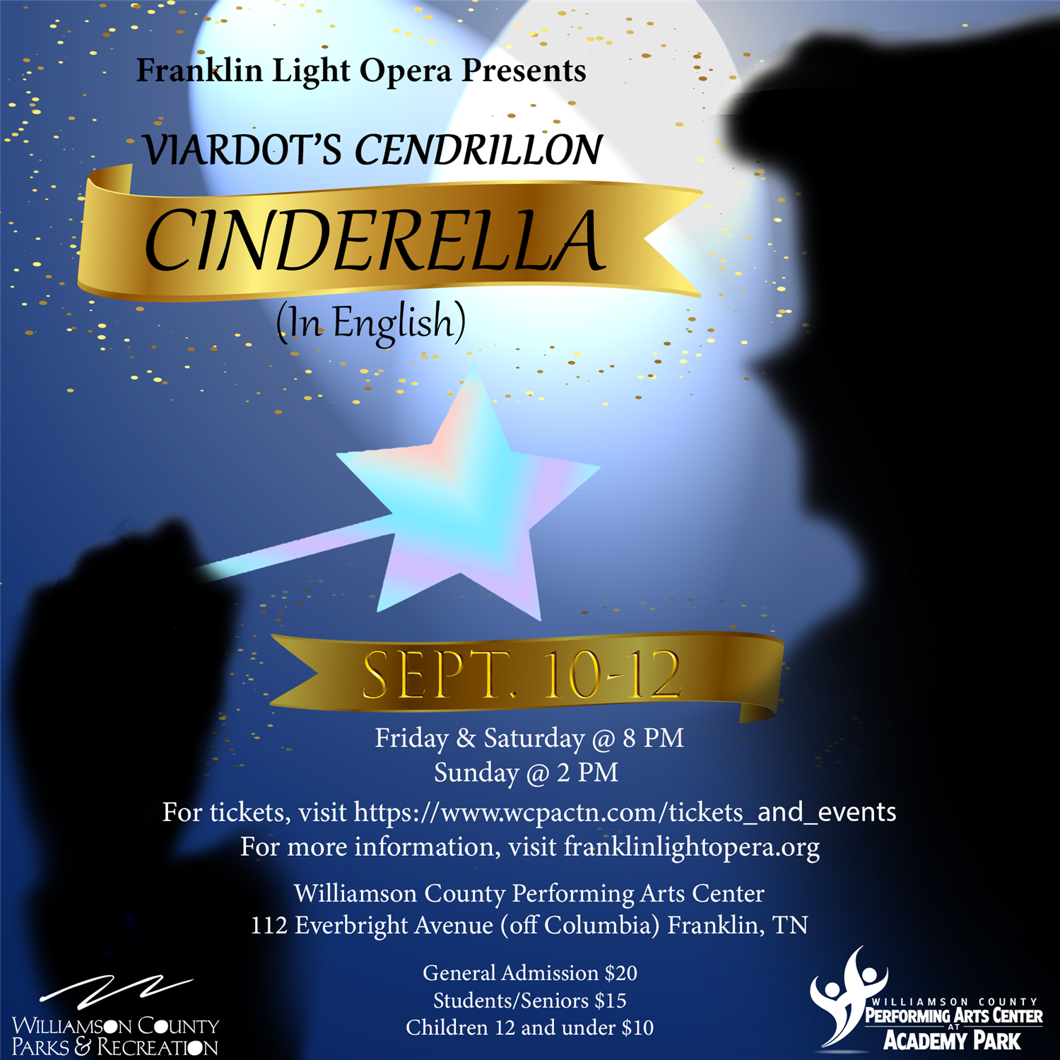 Franklin Light Opera presents Cinderella image