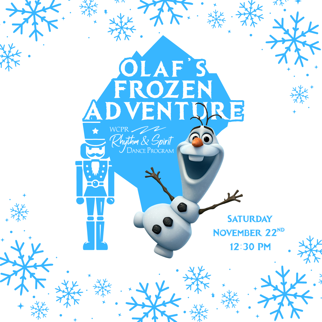 Pick a seat & buy tickets toWCPR's Rhythm & Spirit presents Olaf's Frozen Adventure Winter Ballet  on Nov 22, 12:30 @Williamson County Performing Arts Center