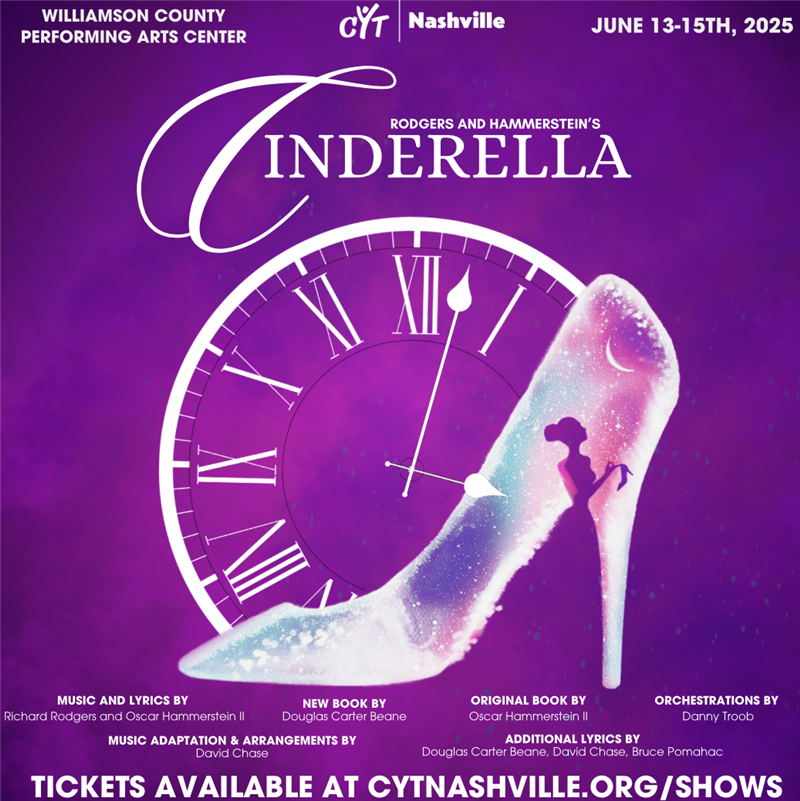 Get Information and buy tickets to CYT Nashville presents Cinderella  on wcpactn com