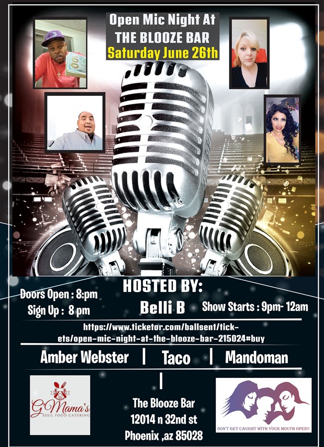 Open Mic Night At The Blooze Bar