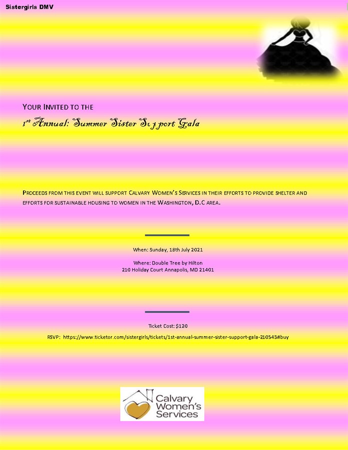 1st Annual: Summer Sister Support Gala