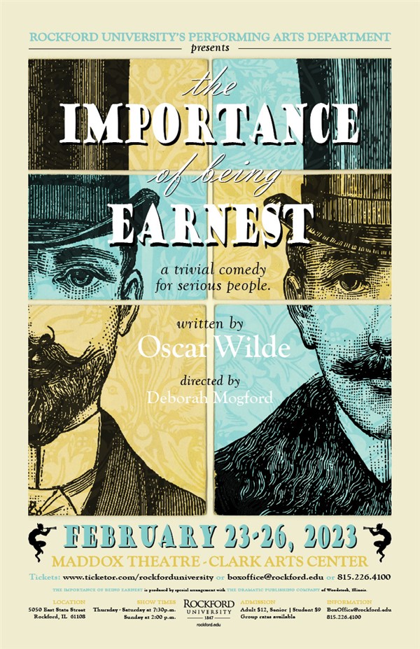 Get Information and buy tickets to The Importance of Being Earnest February 23-26 on Rockford University