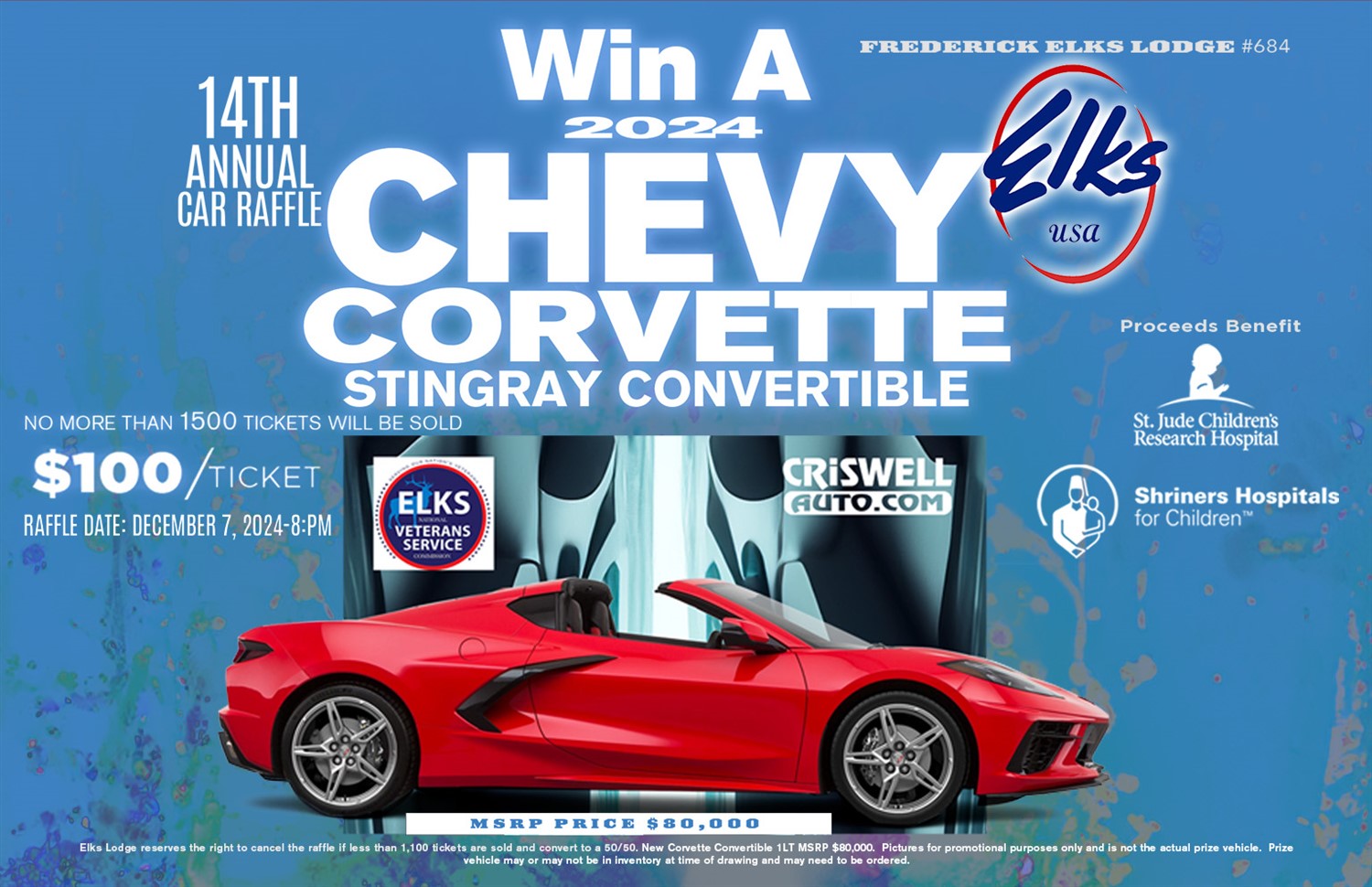 14th Annual 2024 Chevy Corvette Stingray Corvettible image