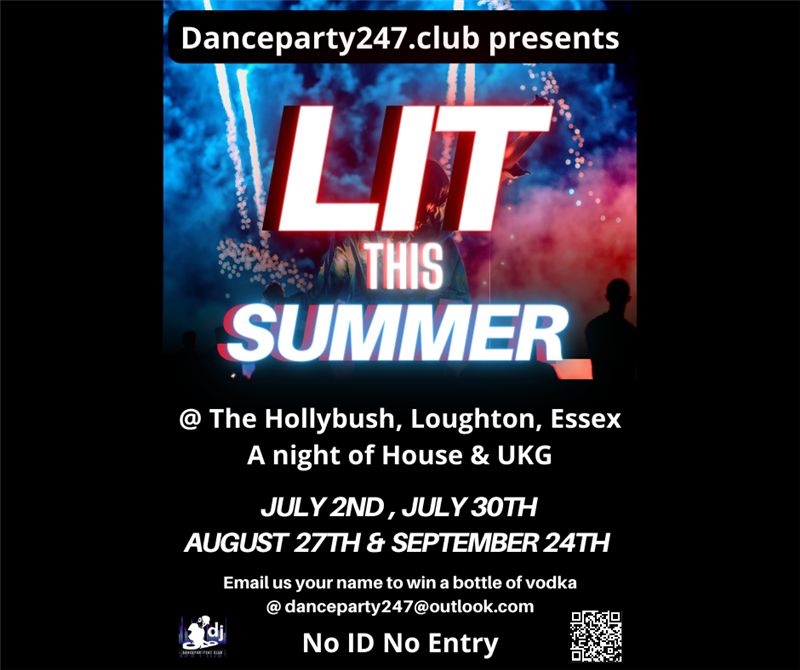 Get Information and buy tickets to LIT @The Hollybush Loughton Essex FREE ENTRY ALL NIGHT  on www.danceparty247.club