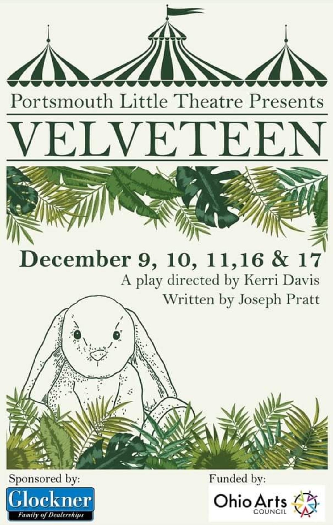 Velveteen  on Dec 09, 19:30@Portsmouth Little Theatre - Pick a seat, Buy tickets and Get information on Portsmouth Little Theatre 