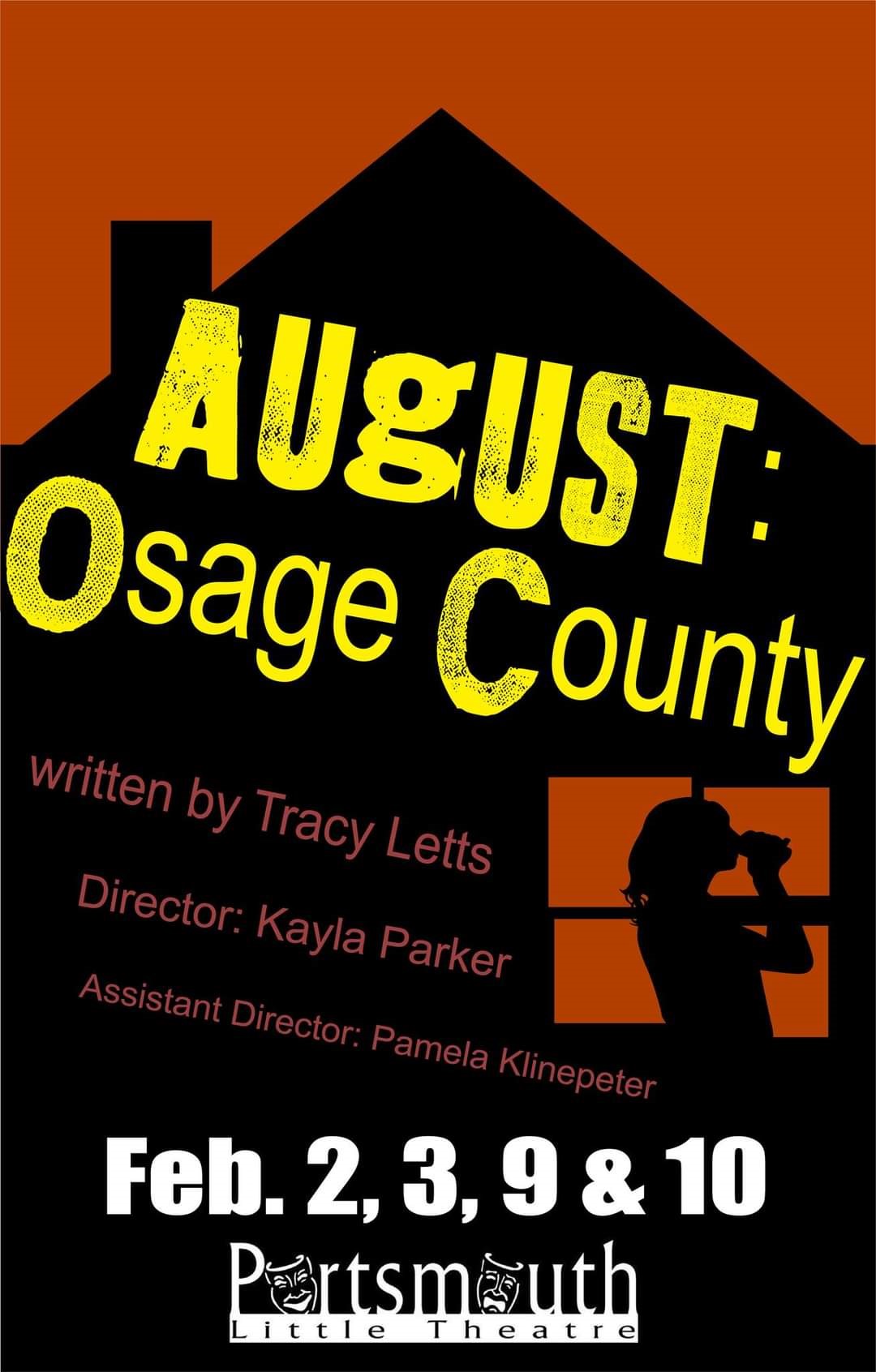 August: Osage County  on Feb 02, 19:30@Portsmouth Little Theatre - Pick a seat, Buy tickets and Get information on Portsmouth Little Theatre 