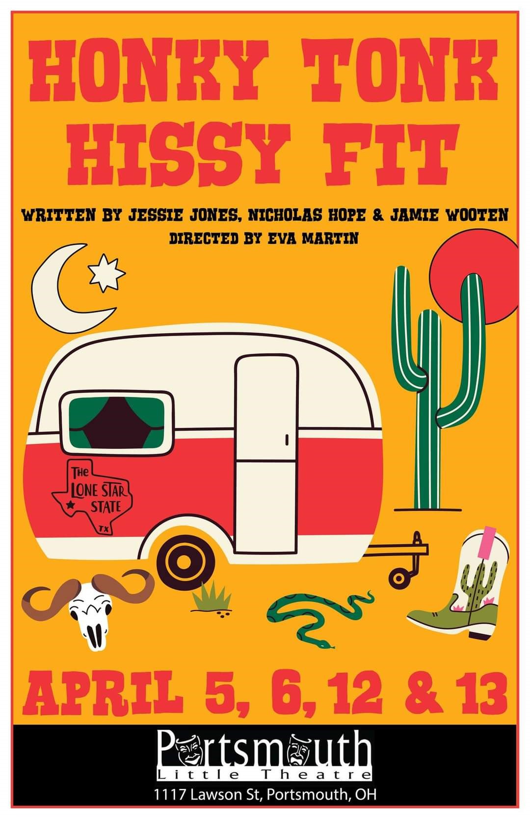 Honky Tonk Hissy Fit  on abr. 12, 19:30@Portsmouth Little Theatre - Elegir asientoCompra entradas y obtén información enPortsmouth Little Theatre 