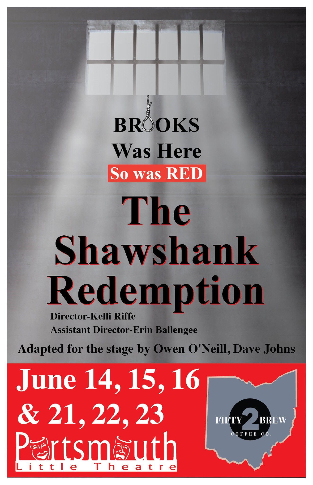 Shawshank Redemption  on Jun 15, 19:30@Portsmouth Little Theatre - Pick a seat, Buy tickets and Get information on Portsmouth Little Theatre 