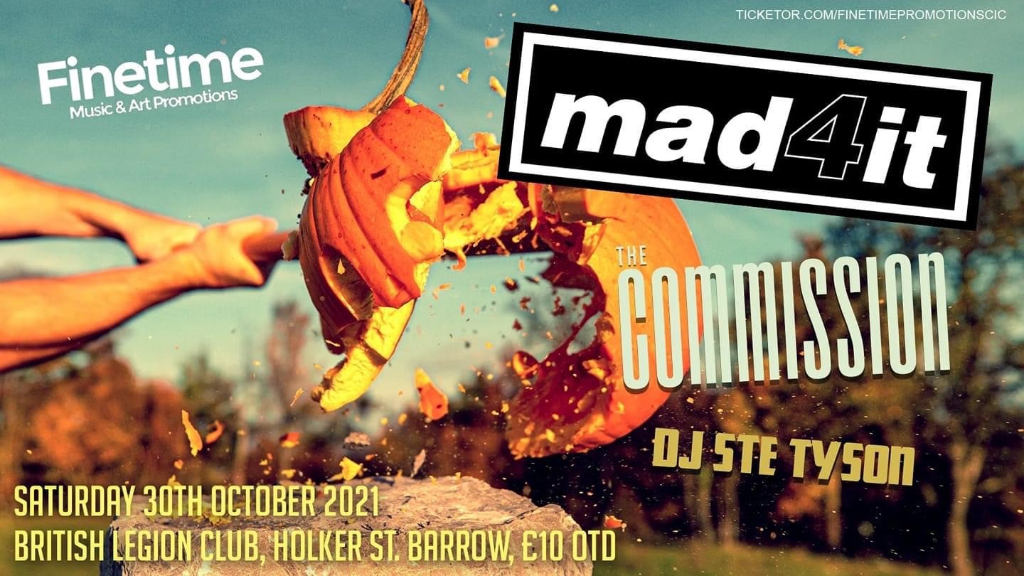 MAD4IT &The Commission + DJ live at the British Legion image