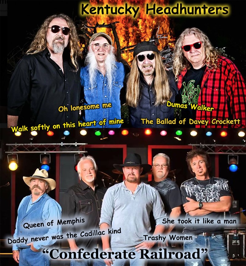 Get Information and buy tickets to Kentucky Headhunters & Confederate Railroad  on Nashville North USA
