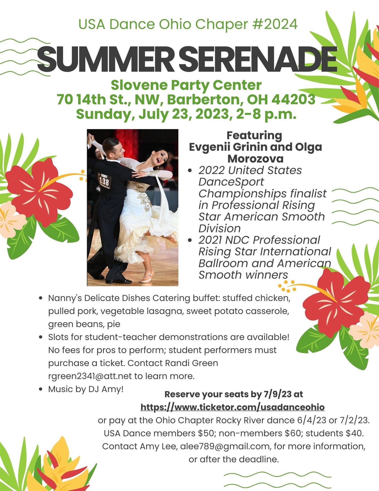 2023 Summer Serenade at the Slovene Party Center image