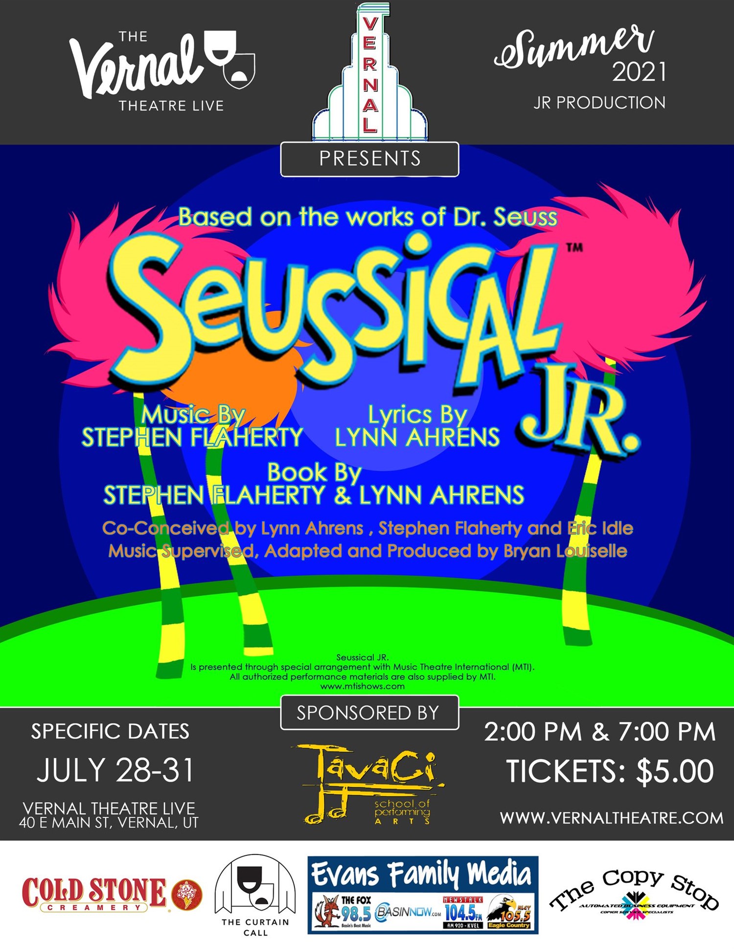 Seussical JR Sat July 31 2:00 PM image