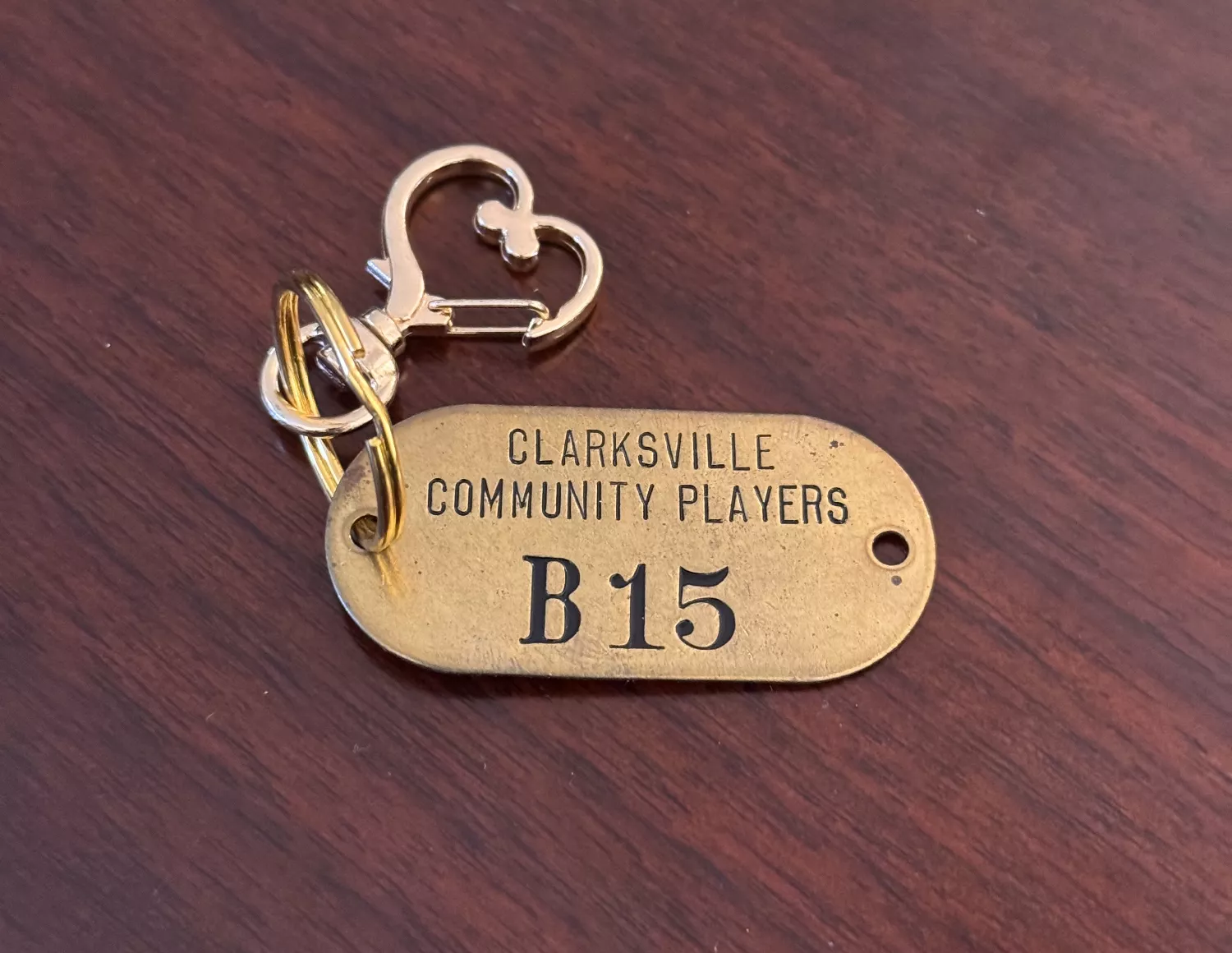 Brass Seat Tag Key Chain - CCP Memorabilia