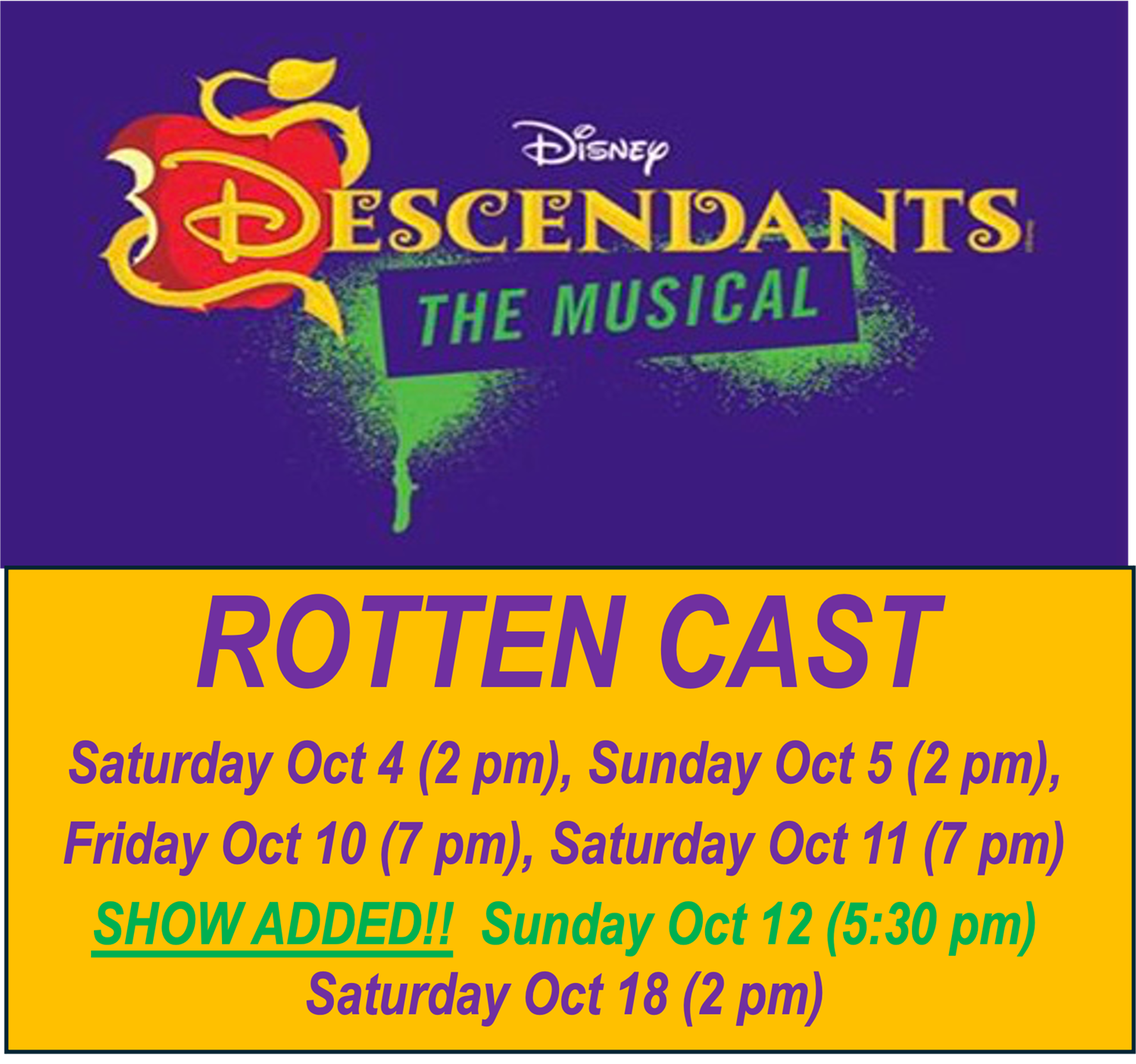 Disney's Descendants - Rotten cast image