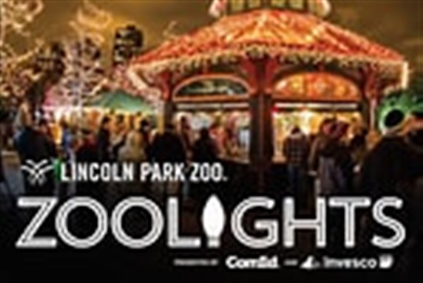 Lincoln Park Zoo Light Show at Night image