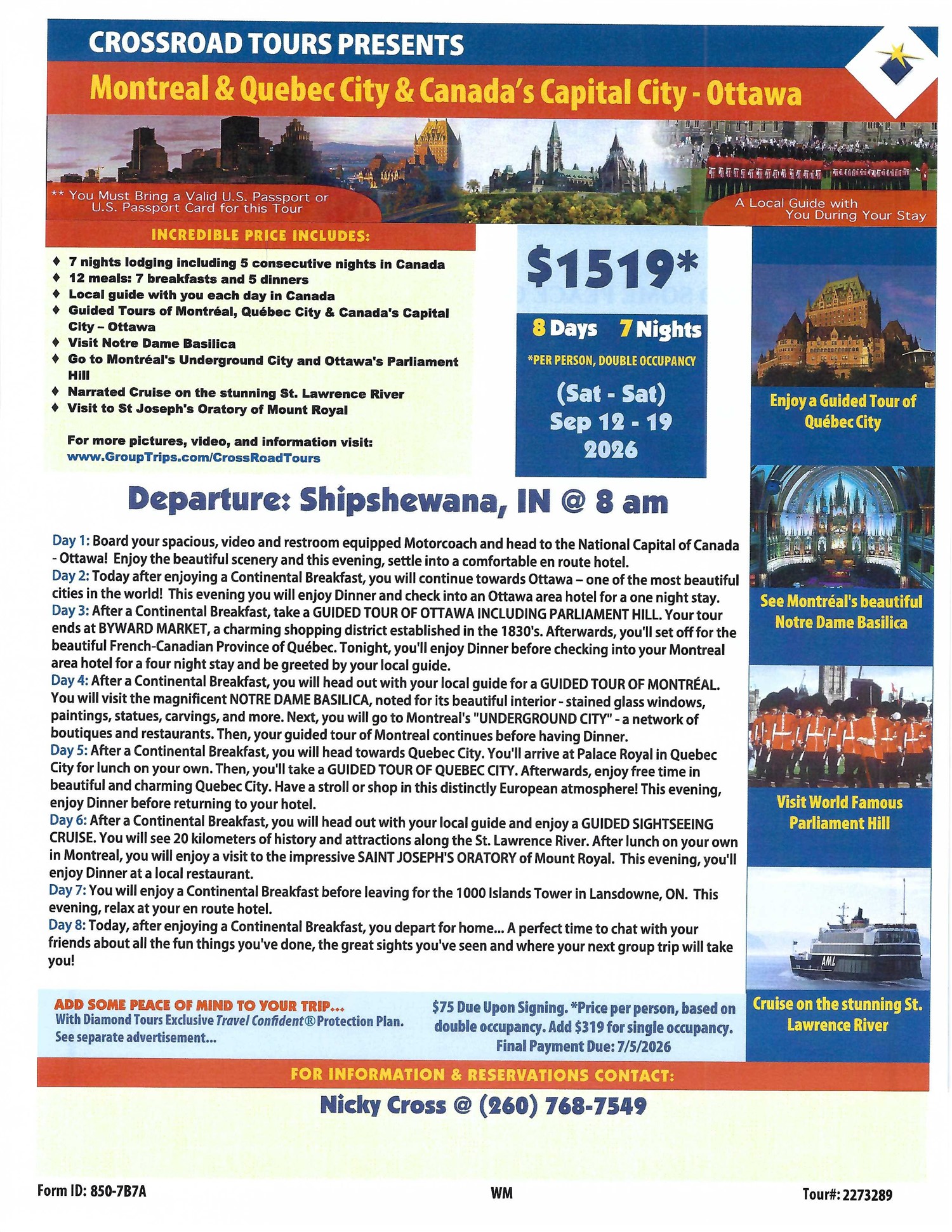 Montreal & Quebec City & Canada's Capital City