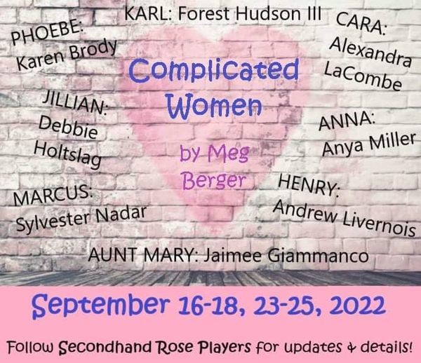 Get Information and buy tickets to Complicated Women  on Oakland Theatre Arts Guild