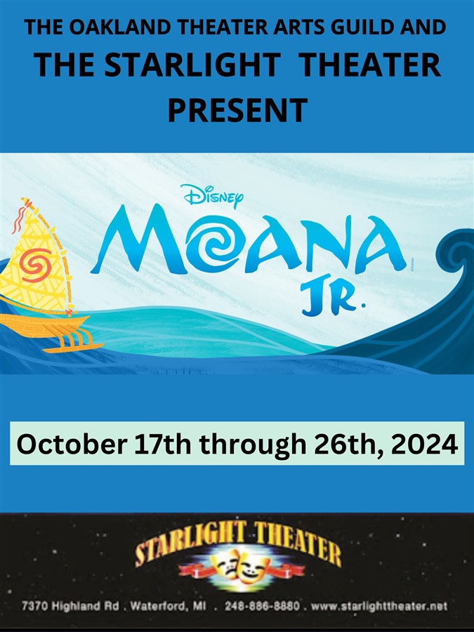 Get Information and buy tickets to Moana, Jr.  on Oakland Theatre Arts Guild