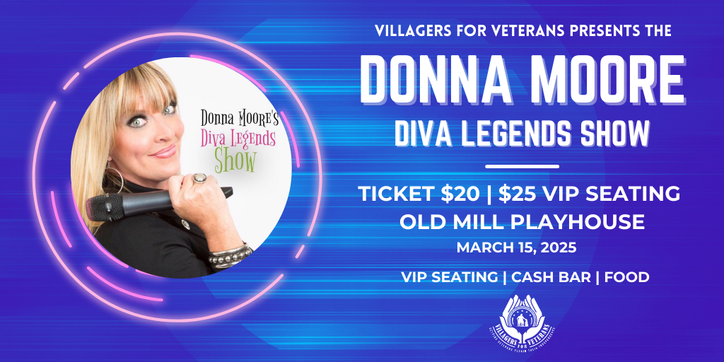 Get information & buy tickets to Donna Moore Divas' Show Best Female Diva Legends on mar. 15, 18:30 @OLD MILL PLAYHOUSE | VIllagers For Veterans | v4v