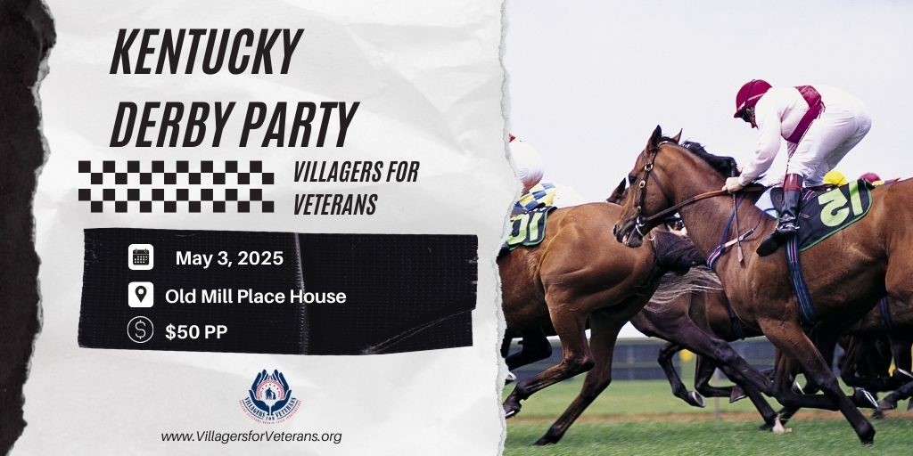 Get information & buy tickets to V4V Kentucky Watch Party  on May 03, 17:00 @OLD MILL PLAYHOUSE 120624 | VIllagers For Veterans | v4v