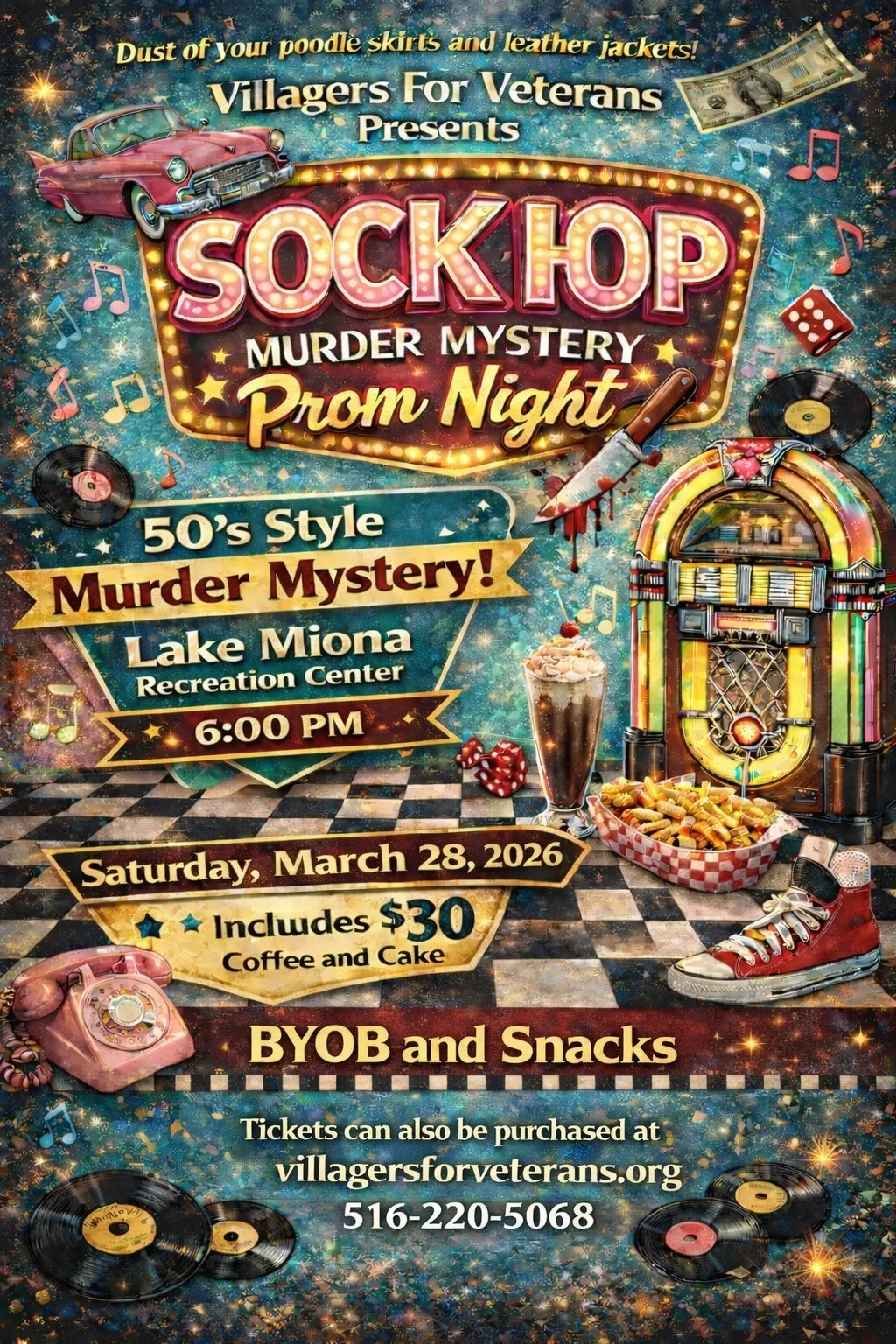 Sock Hop Mystery Dinner Prom Night image