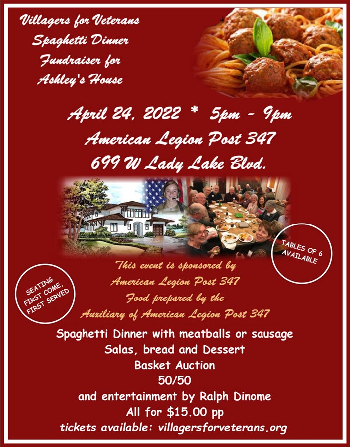 Get Information and buy tickets to SPAGHETTI DINNER FUNDRAISER Enjoy great food and entertainment all benefitting Ashley