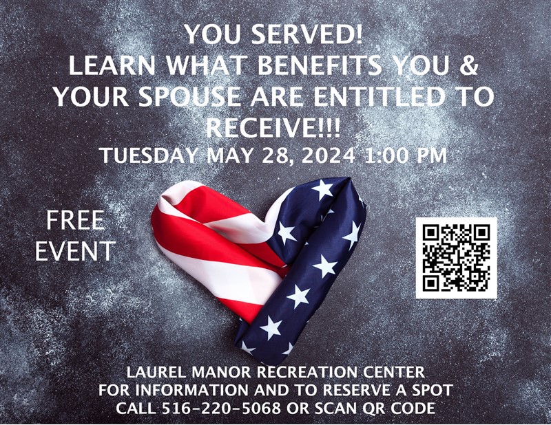 Get Information and buy tickets to YOUR BENEFITS Learn what benefits you and your spouse are entitled to. on VIllagers For Veterans