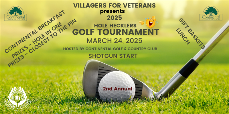 Get Information and buy tickets to 2025 HOLE HECKLERS GOLF TOURNAMENT  on VIllagers For Veterans