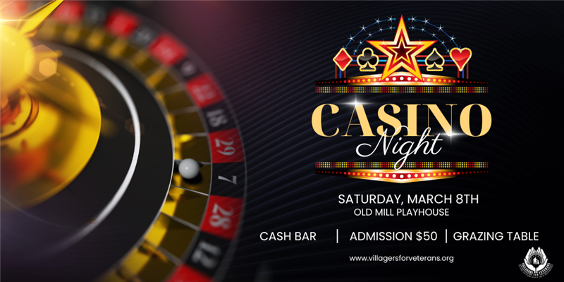 Get Information and buy tickets to Casino Night Las Vegas Style on VIllagers For Veterans