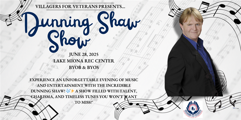 Get Information and buy tickets to Dunning Shaw Show This Man Is Amazing on VIllagers For Veterans