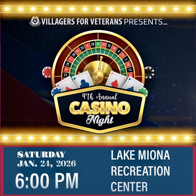 Get Information and buy tickets to V4V Casino Night 4th Year of Lady Luck at her Bedt on VIllagers For Veterans